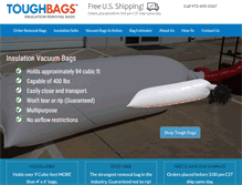 Tablet Screenshot of insulationvacbags.com